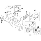 Audi Console Air Vent - Genuine Audi 4K0819203C