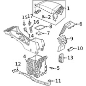 VW Console Armrest - Genuine VW 561864207AAICE