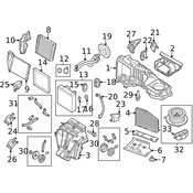 VW HVAC Unit Case- Genuine VW 5C1820353C