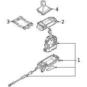 VW Auto Trans Shift Lever Insulator - Genuine VW 5TA864453A