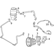 VW Power Steering Pump - Genuine VW 7B0422154AXRMN