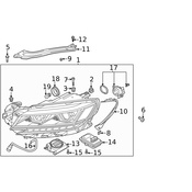 VW Headlight Control Module - Genuine VW 7P5941329E