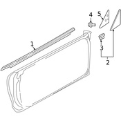 Audi Door Applique - Genuine Audi 8V5839904B5FQ