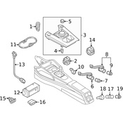 Audi Convertible Top Switch - Genuine Audi 8V7959727