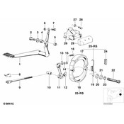 BMW Brake Shoe Rear Lower - Genuine BMW 34212311083