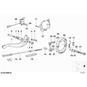 BMW Bowden Cable - Genuine BMW 35211458198