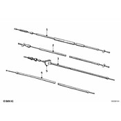 BMW Accelerator Cable - Genuine BMW 13212072370