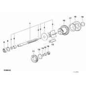 BMW Grooved Ball Bearing (80X50X16) - Genuine BMW 11211460472