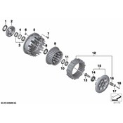 BMW Hex Bolt (M6X45-8 8Phr) - Genuine BMW 07119913494