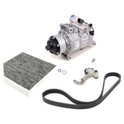 Audi A/C Compressor Kit - Denso DCP02109KT