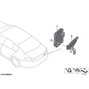 BMW Differential Control Module Bracket - Genuine BMW 33608742635