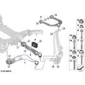 BMW Suspension Control Arm - Genuine BMW 31106898554