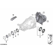 BMW Differential Cover - Genuine BMW 33118619111