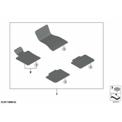 BMW Floor Mat Set - Genuine BMW 51476998188