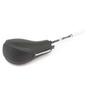 Volvo Gear Selector Shift Knob - Charcoal Leather - Genuine Volvo - 30664535