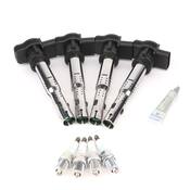 VW Ignition Coil & Spark Plug Service Kit - Bremi KIT-03017