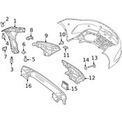 Mercedes Fender Liner Screw - Genuine Mercedes 00000000081464