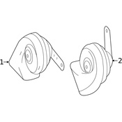 Mercedes Accessory Horn - Genuine Mercedes 0075425420