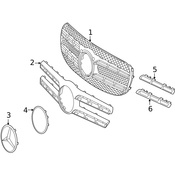 Mercedes Grille Emblem - Genuine Mercedes 0008179500