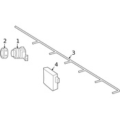 Mercedes Parking Aid Sensor -  Genuine Mercedes 00090556049999