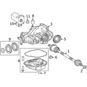 Mercedes-Benz Differential Drain Plug - Genuine Mercedes 0009903325