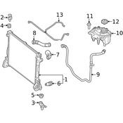 Mercedes Radiator Screw - Genuine Mercedes 0009912195