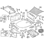 Mercedes-Benz Plastic Fastener - Genuine Mercedes 0019889881