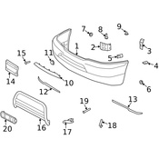 Mercedes Flange Bolt - Genuine Mercedes 0019901622