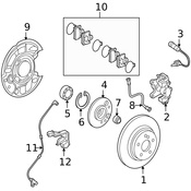Mercedes Axle Nut -  Genuine Mercedes 0019903850