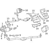 Mercedes Exhaust Clamp - Genuine Mercedes 0029953802