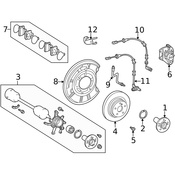 Mercedes Disc Brake Pad -  Genuine Mercedes 003420942041