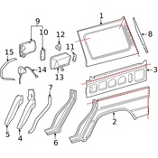 Mercedes Fuel Filler Door Lock Actuator - Genuine Mercedes 0048202642
