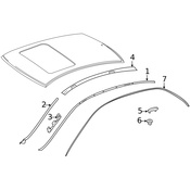 Mercedes Radiator Support Panel Nut - Genuine Mercedes 0049904950