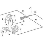 Mercedes Suspension Air Compressor -  Genuine Mercedes 0993200104