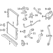 Mercedes Radiator - Genuine Mercedes 0995001803