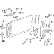Mercedes Door Latch Assembly - Genuine Mercedes 0997200101
