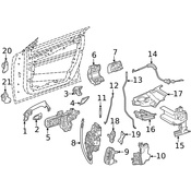 Mercedes Door Latch Assembly - Genuine Mercedes 0997202201