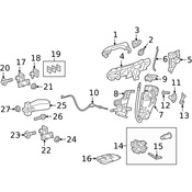 Mercedes Door Latch Assembly - Genuine Mercedes 0997203802