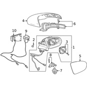Mercedes Turn Signal Light Lens - Genuine Mercedes 0999061902