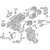 Mercedes Blower Motor - Genuine Mercedes 0999062502