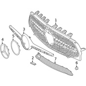 Mercedes Grille - Genuine Mercedes 1188881600