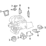 Mercedes Engine Mount Bracket   - Genuine Mercedes 1562231704