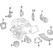 Mercedes Engine Mount Bracket - Genuine Mercedes 1562232304