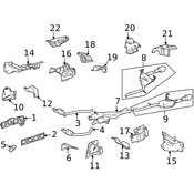 Mercedes Exhaust Crossover Pipe - Genuine Mercedes 164490670164