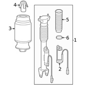 Mercedes Suspension Solenoid -  Genuine Mercedes 164540671064