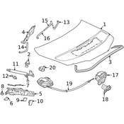 Mercedes Anti-Theft Alarm Siren - Genuine Mercedes 1648220230