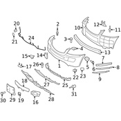 Mercedes Grille - Genuine Mercedes 1648850423