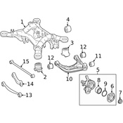 Mercedes Steering Knuckle - Genuine Mercedes 1663500208