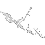 Mercedes Steering Shaft Universal Joint - Genuine Mercedes 1664600510