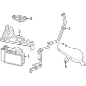 Mercedes Suspension Self-Leveling Unit Accumulator -  Genuine Mercedes 1673200501